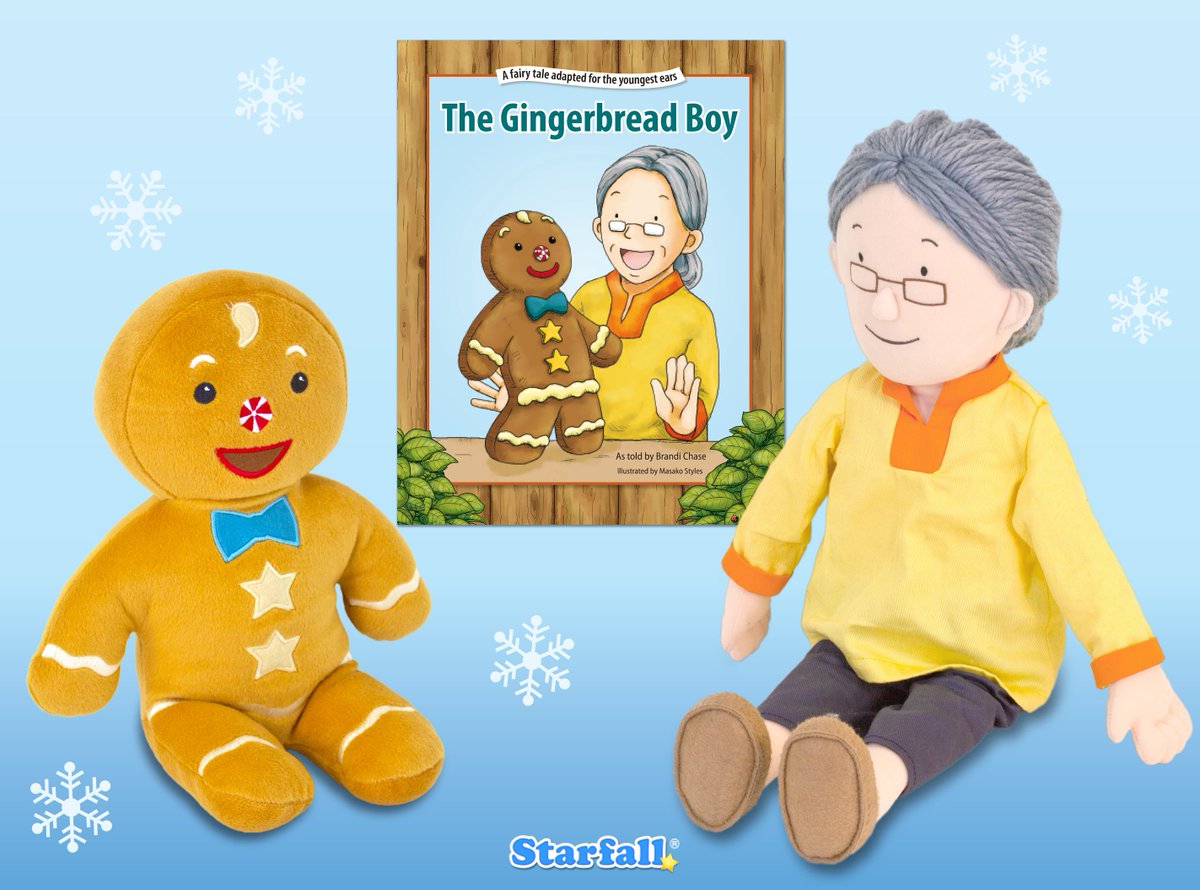 Best gift ever!
Bring The Gingerbread Boy to life with the Gingerbread and Grandma plush!
Order here: store.starfall.com/search?query=g…
#GingerbreadMan #giftsforkids #holidayshopping