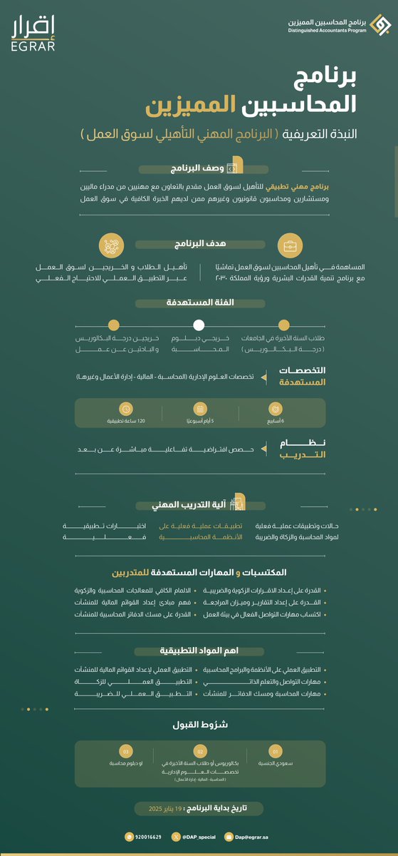 برنامج المحاسبين المميزين tweet media