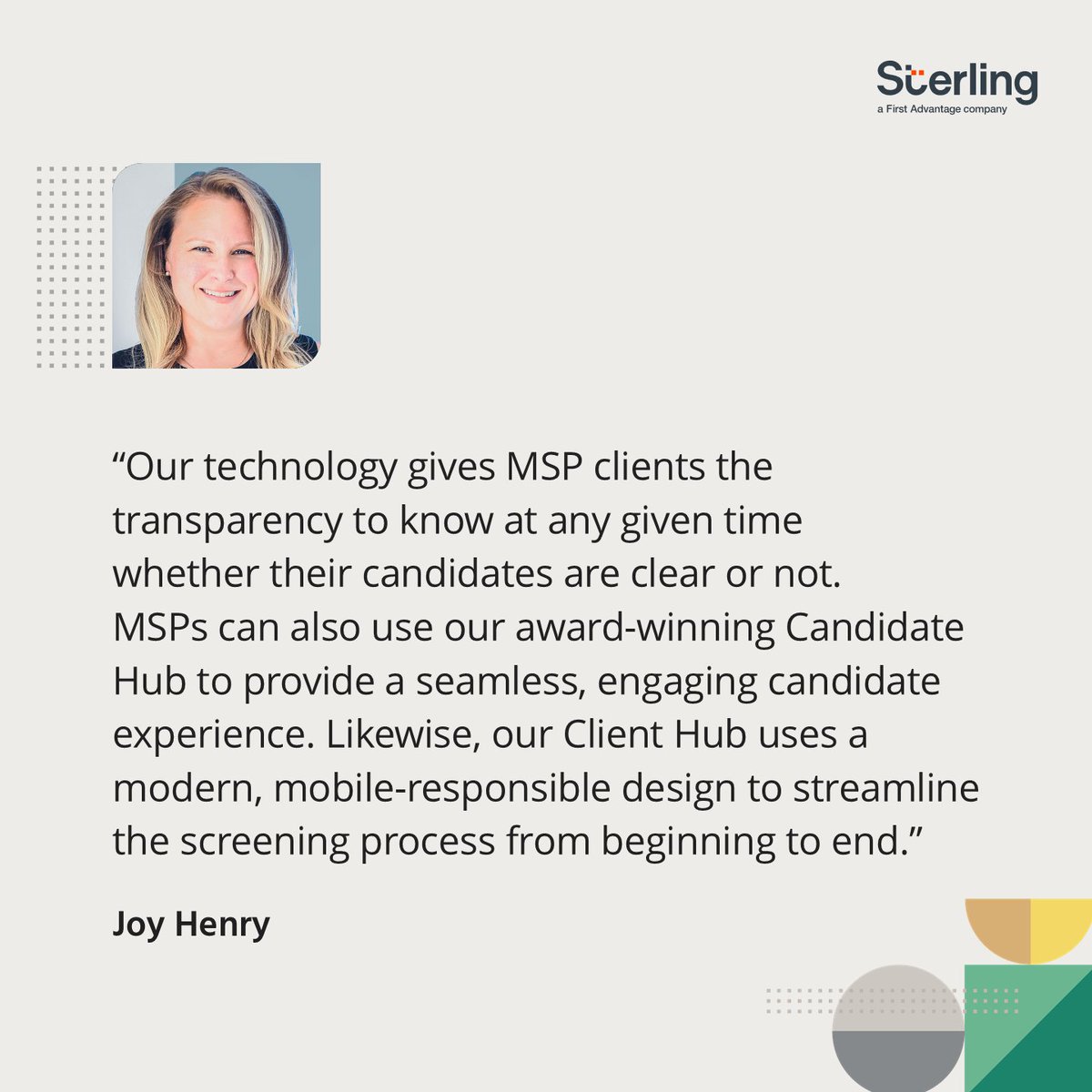 Sterling, A First Advantage Company tweet media