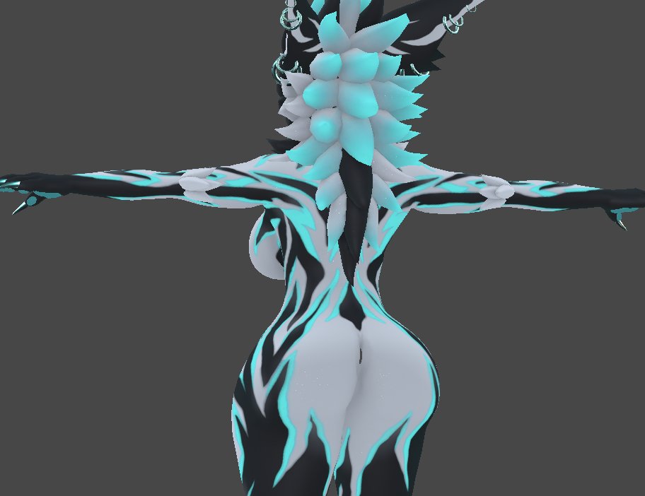SatKartoffel's tweet photo. [Gumroad][Wip][Femnardo]    

✦ Wanted to make a femnardo texture for gumroad finally with my new style! It is basically done minus the tail, I might do an alt tail texture too! ✦

✦ Base model - @nardoiri
✦ Edits - @LunaVRC1

#vrchatfurry #furryvrchat #femnardo #nardo #3D https://t.co/SXp4i3HCyZ