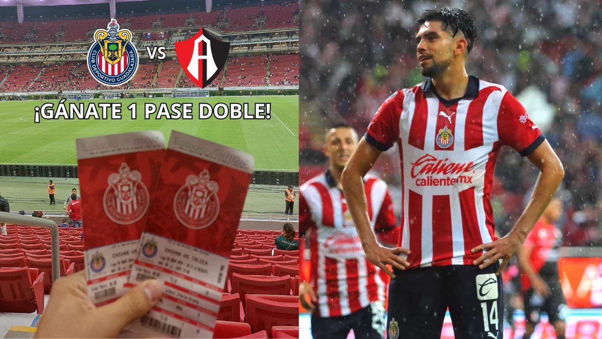 VillasenorC_'s tweet photo. ¡GÁNATE UN PASE DOBLE PARA EL @CHIVAS VS Atlas! 🎟️🎟️
 
1️⃣ Sigue a @MercadoPagoMex y a mí
2️⃣ Dale 🔁 y ❤️ a este post
3️⃣ Pantallazo de tu cuenta de Mercado Pago📲
4️⃣ Dime tu jugador favorito y arroba a un amig@ 

¡SE RIFARÁN 5 PASES DOBLES!🍀
#DaleRebaño Apoyemos en el play-in https://t.co/kh3X1dfJIF