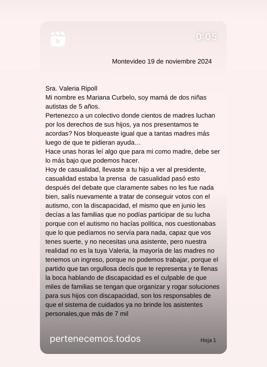 pgalf's tweet photo. Mensaje de una mamá para el "bombón ". (1) https://t.co/uhRwFPqtP9