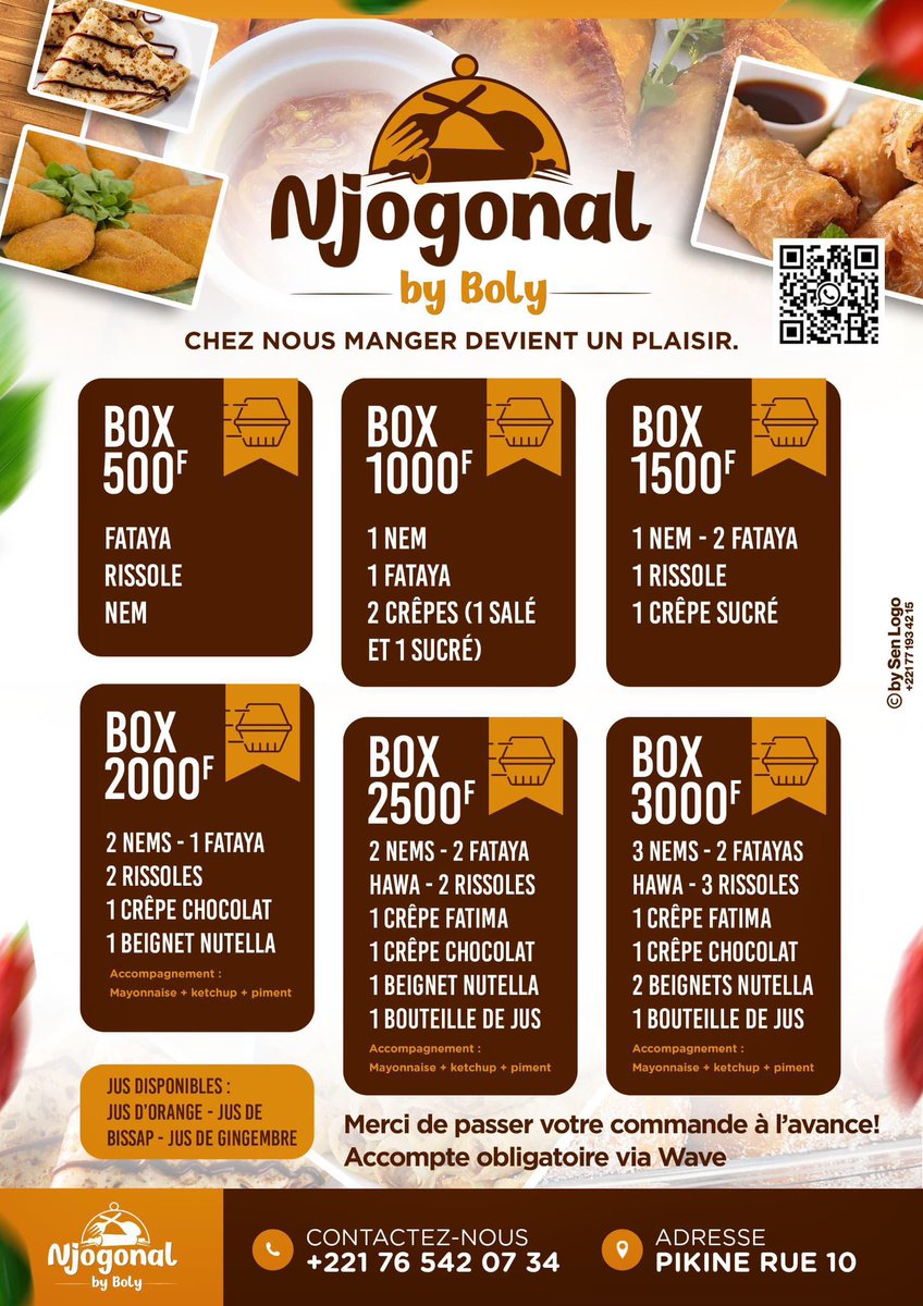 njogonalbyboly's tweet photo. 🚨 Tout est disponible Fataya , Nems , Rissoles , Crêpe , Beignet Nutella..
🚚Livraison à partir de 500F
☎️ 76 542 07 34
https://t.co/hoH1w9Jfu6…
@Nabyleu @bathiedrizzy @sophiagueye2 @mouss__M @DiorfallGueye2 @JobKaay
#crêpe #beignetnutella #fataya #food #Nem #rissole https://t.co/LHprd6bDlT
