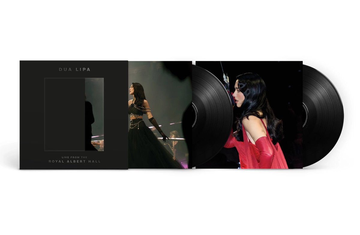 lipamerch's tweet photo. With spot gloss text detailing and a special die cut front cover, fans are able to swap the main album cover to one of 3 other images from the special show
 
Includes 2LPs, four exclusive images captured on the night and a 8 page booklet. https://t.co/jt12BUjTjB
