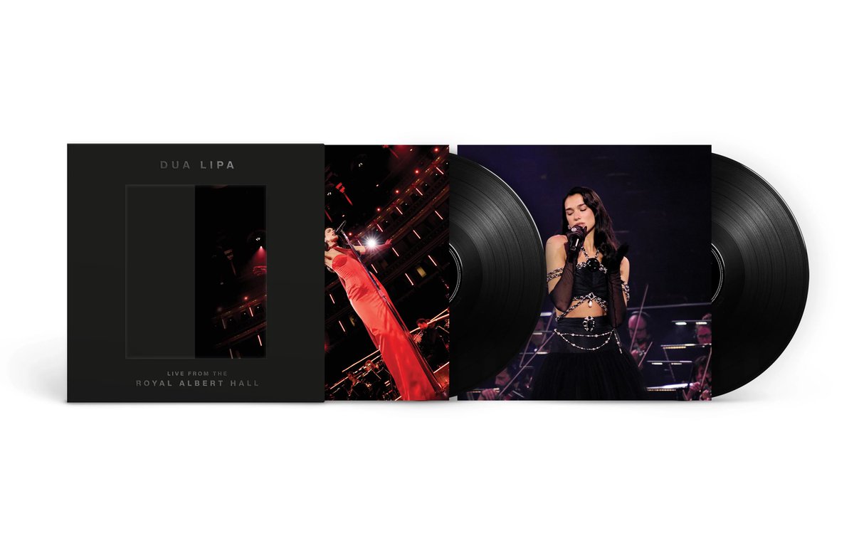 lipamerch's tweet photo. With spot gloss text detailing and a special die cut front cover, fans are able to swap the main album cover to one of 3 other images from the special show
 
Includes 2LPs, four exclusive images captured on the night and a 8 page booklet. https://t.co/jt12BUjTjB
