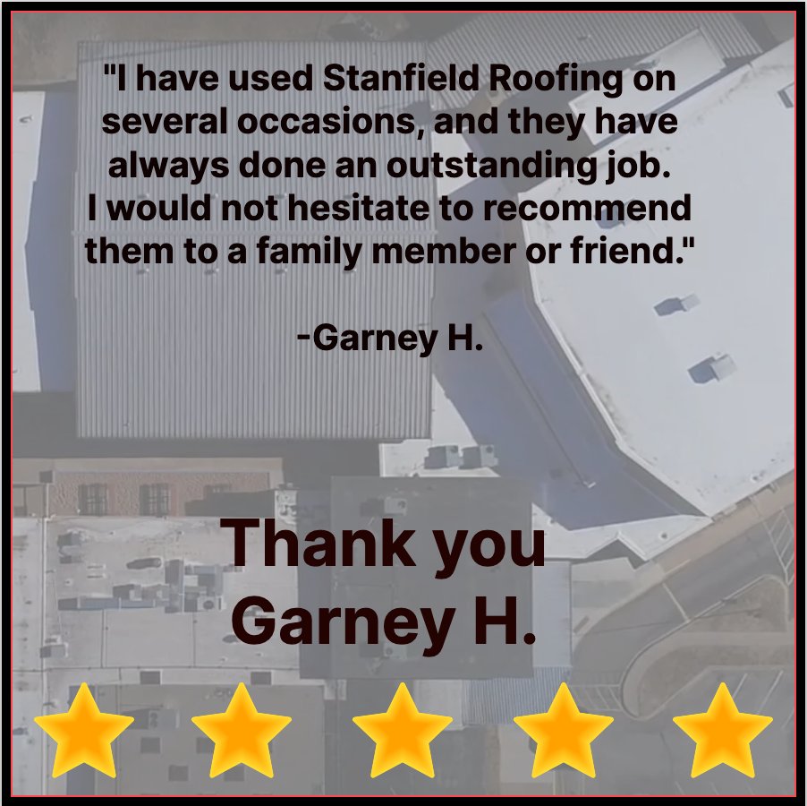 StanfieldI98515's tweet photo. We’re so grateful to our customers for their trust and kind words! 🌟 We’re thrilled to be a roofing company you’d recommend to your family and friends. Thank you for choosing Stanfield Roofing! 🏠💪

#RealReviews #CustomerReviews #StanfieldRoofing #FiveStars #CommercialRoofing https://t.co/0bdzLG2W6W