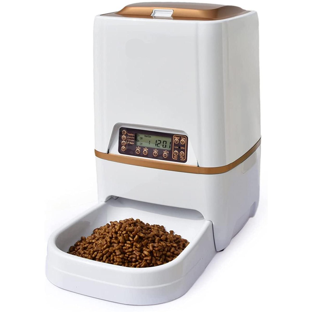 UnicunShop's tweet image. Tired of your furry friend giving you the "feed me" stare? 🐶🐱 This Automatic Pet Feeder with Timer will save you (and your sanity!). Program meal times, portions, and even record a cute message!  unicun.com/product/pet-au… 🐾 #pettech #automaticfeeder #spoiledpets