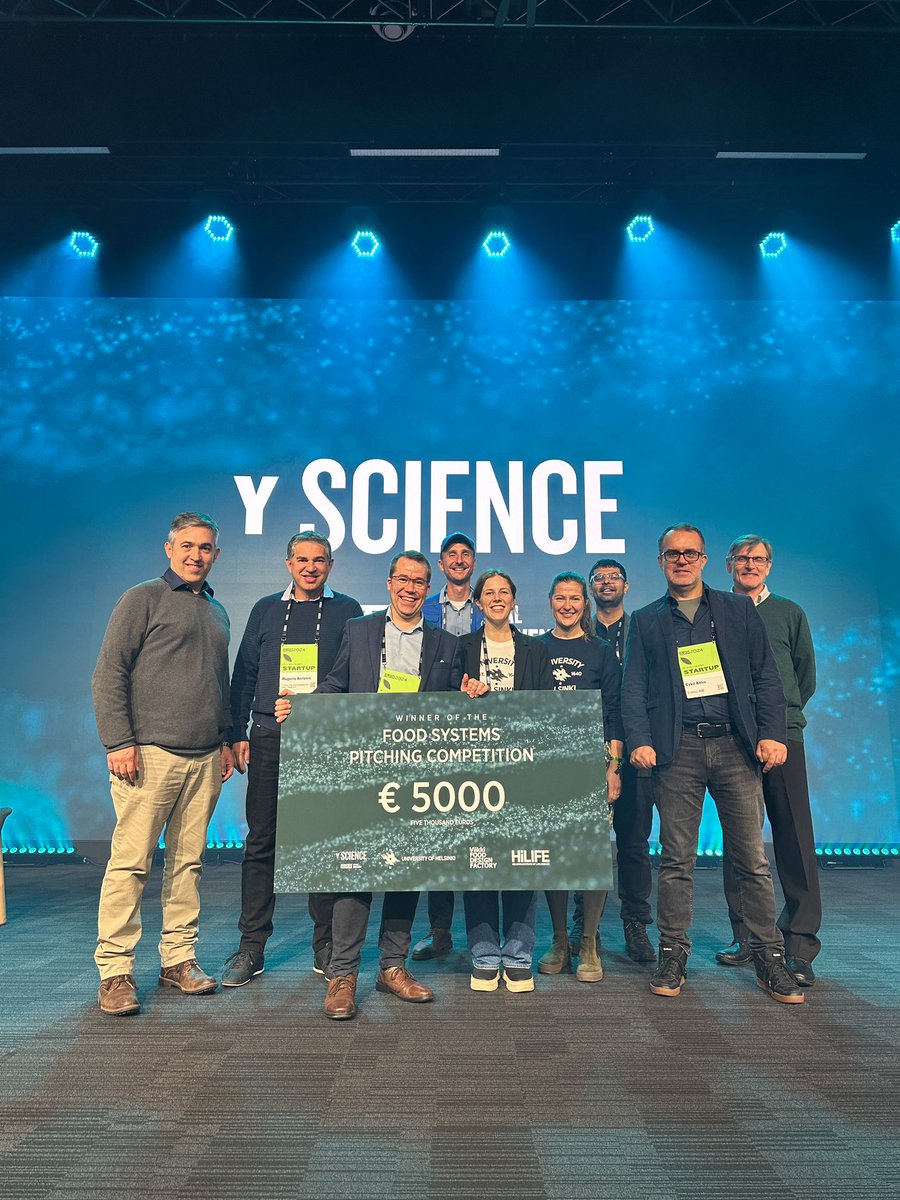 University of Helsinki (@helsinkiuni) on Twitter photo And we have the winners!
The Y Science pitching competitions showed us many impressive ideas, but there can only be one winner in each category.
They were
Pharma: Amorphous Healt
Food systems: Tracegrow
New materials: Granarium
#slush2024 <a href="/HiLIFE_helsinki/">HiLIFE_Helsinki</a> And we have the winners!
The Y Science pitching competitions showed us many impressive ideas, but there can only be one winner in each category.
They were
Pharma: Amorphous Healt
Food systems: Tracegrow
New materials: Granarium
#slush2024 <a href="/HiLIFE_helsinki/">HiLIFE_Helsinki</a>