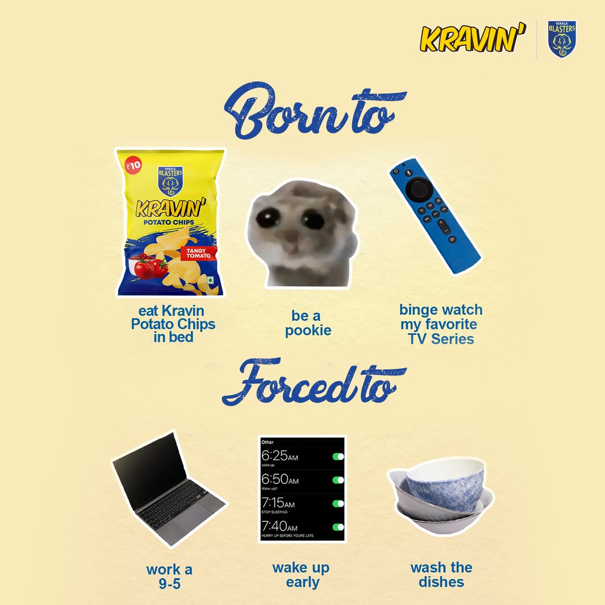 KravinIndia's tweet image. The only thing keeping me sane? Kravin Chips and my favorite series 💛🛋️ 

#SnackFix #kravin #kravinindia #kravinsnack #snacktime #kravinpotatochips #kravinchips #memes #kravinmemes #kravincuisine #kravinchips