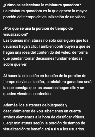 ⛔️LO ESTAS USANDO MAL⛔️

Buenas he visto mucha gente confusa con la nueva función de <a href="/YouTube/">YouTube</a>  de poner 3 miniaturas y no funciona en base a la cantidad de clicks que recibe una u otra...
Esta función se basa en que miniatura es la que más refleja la realidad del contenido que