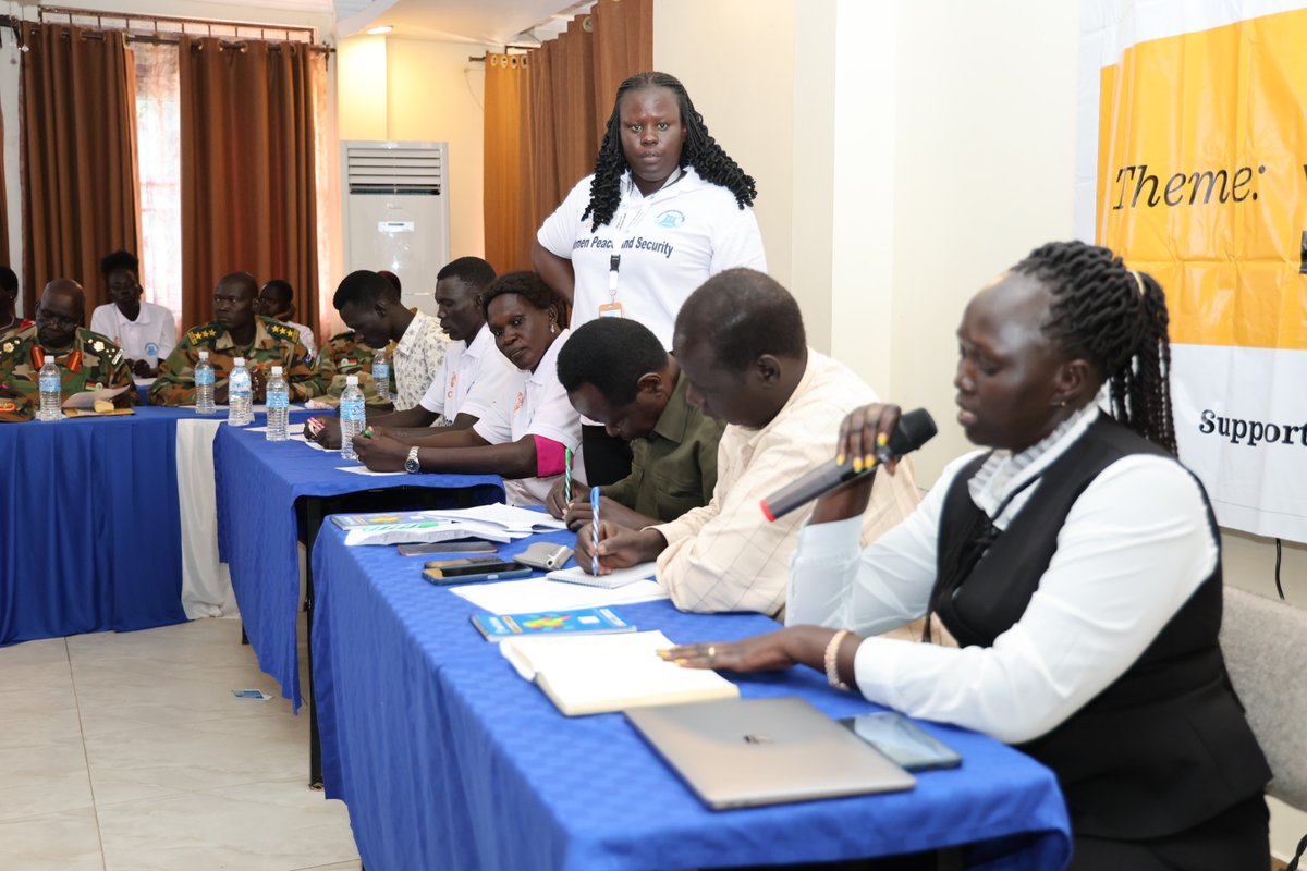 CareSouthSudan's tweet photo. 📢 We must ensure women & girls are not just protected but empowered as leaders, says CARE at the #SWoMo conference today in Bor🇸🇸.
With WECSS, CARE is driving the #WPSAgenda to end violence, tackle inequality & ensure women lead in peacebuilding.💪
#GenderEquality #UN1325 https://t.co/jOsT6ajK4u