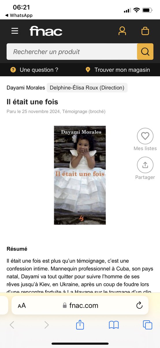 Delphine Roux (@delphine_e_roux) on Twitter photo J-5
Le 25 novembre, journée internationale de la lutte contre les violences faites aux femmes, c’est la sortie du livre « Il était une fois » ou comment le conte de fée devient cauchemar.
Mais surtout, comment une femme se relève après plusieurs années de violences. <a href="/PhFouchard/">LibriSphaera Maison d’édition</a> J-5
Le 25 novembre, journée internationale de la lutte contre les violences faites aux femmes, c’est la sortie du livre « Il était une fois » ou comment le conte de fée devient cauchemar.
Mais surtout, comment une femme se relève après plusieurs années de violences. <a href="/PhFouchard/">LibriSphaera Maison d’édition</a>