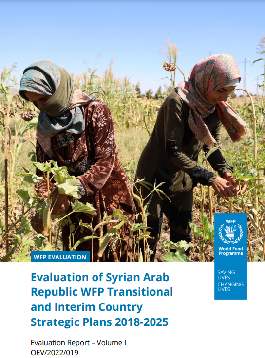 WFP_Evaluation's tweet image. 📢 Presented to the @WFP Executive Board this week the #evaluation of the 🇸🇾 @WFP_Syria 🗺️ country strategic plan finds the plan ✅ highly relevant to the priority needs of the 🚨 crisis-affected population

Read the #fullreport here ➡️ bit.ly/WFP-Syria-coun…