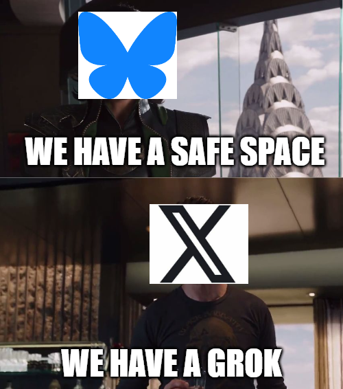 Gamma_Monkey's tweet image. 𝕏 vs bluesky