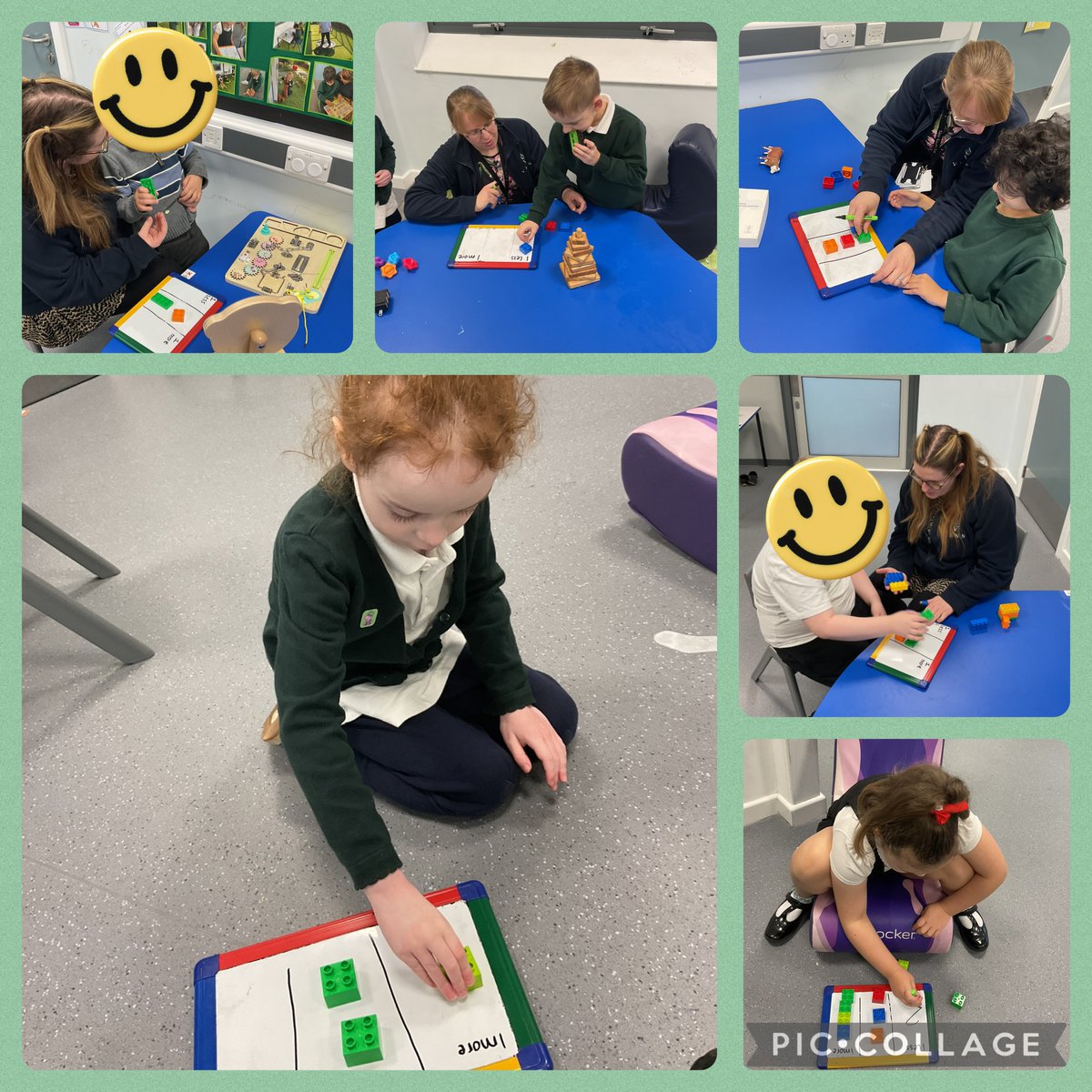 In maths, #Magpie class are working on number systems. We looked at counting number quantities for numbers up to 15.