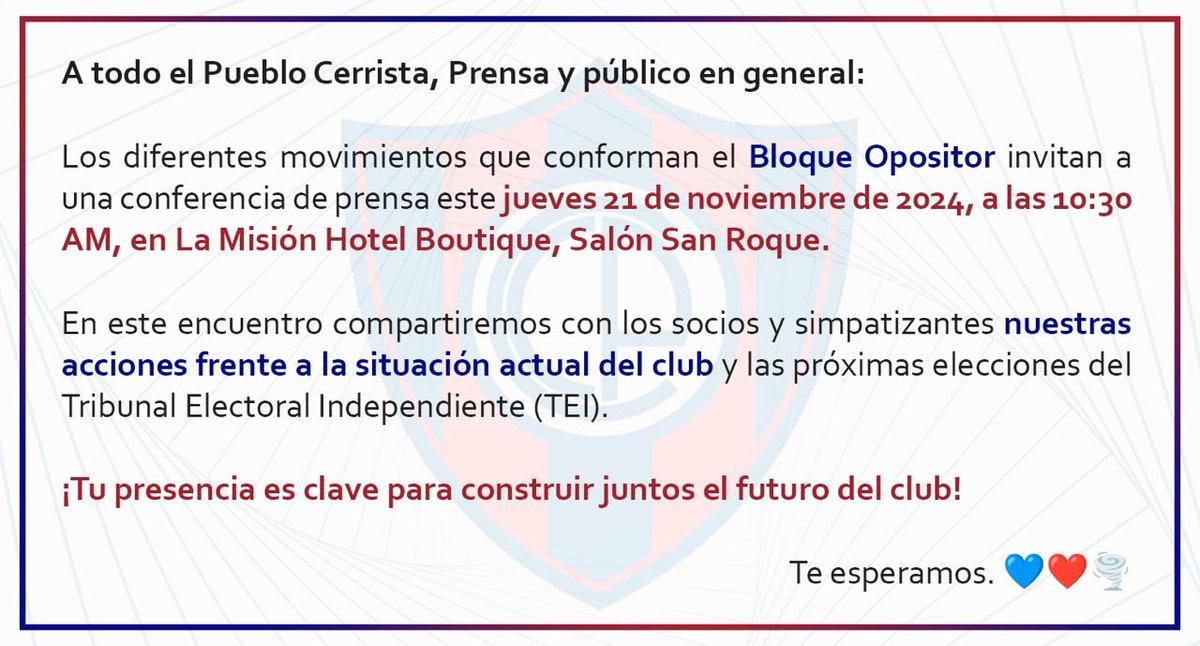 Les esperamos mañana