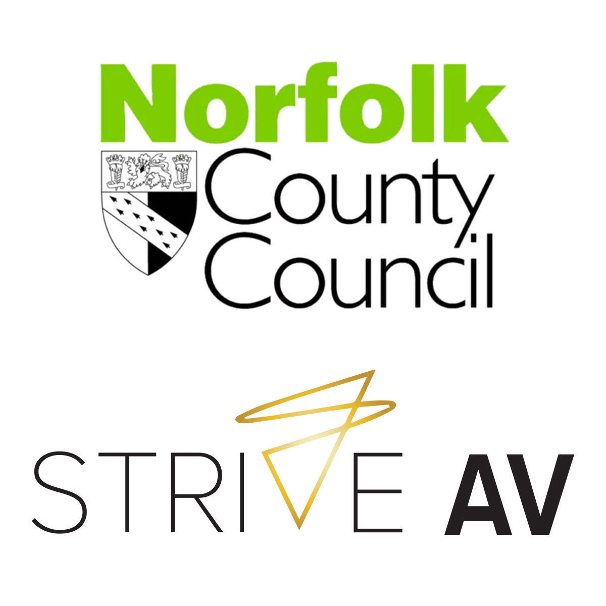 StriveAV (@striveav) on Twitter photo Strive AV has been re-awarded the Audio Visual Equipment & Installation Services Framework Agreement with <a href="/NorfolkCC/">Norfolk County Council</a>.
This follows a successful partnership that spans many years, & we are looking forward to many more to follow! #StriveAV #AmbitiousForNorfolk #NCCbethedifference Strive AV has been re-awarded the Audio Visual Equipment & Installation Services Framework Agreement with <a href="/NorfolkCC/">Norfolk County Council</a>.
This follows a successful partnership that spans many years, & we are looking forward to many more to follow! #StriveAV #AmbitiousForNorfolk #NCCbethedifference