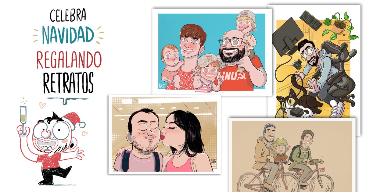 🎄MUCHACHADA!! Atención!!

ABRO ENCARGOS NAVIDEÑOS!! Retratos familiares, con tu pareja, de tus críos, de tus mascotas... ¡Manda DM para más INFO!

No os durmáis, que este año haré envíos SOLO hasta el 16 de DICIEMBRE, que Navidad cae en miércoles y no os llegaría.
