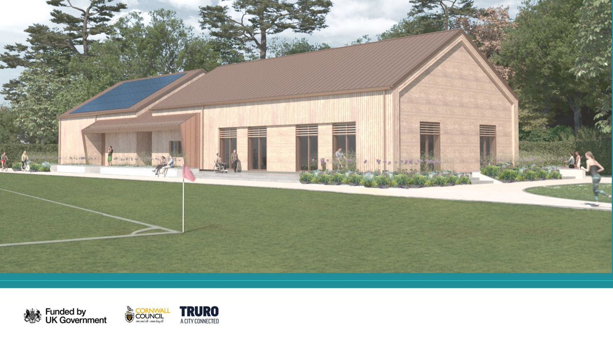 Exciting plans to provide new and improved sports and leisure facilities in Truro have taken a major step forward with the formal submission of the planning application for the Boscawen Park Sports Hub building.  buff.ly/3UWsihh
