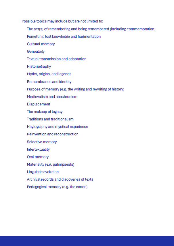 Now that our call for papers for the <a href="/BristolCMS/">Bristol CMS</a> PGR conference is out, we can begin to share some of our plans for this year's conference. Watch this space for some exciting announcements coming soon! 👀🤩

medievalstudies.blogs.bristol.ac.uk/pgr-conference…

#medievaltwitter #cfp