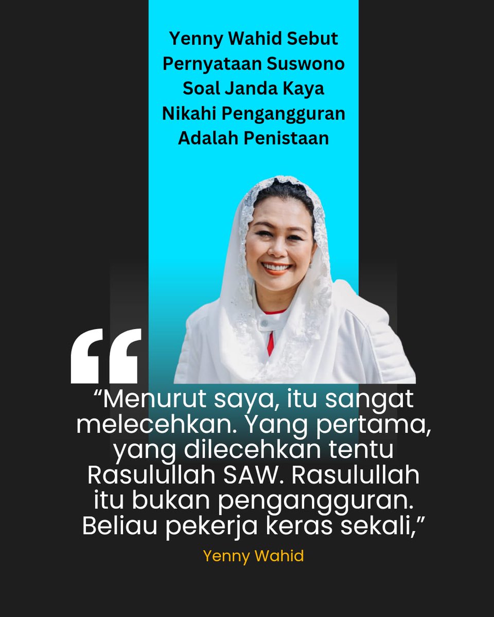 Suswono Cawagub Ridwan Kamil sudah keterlaluan dgn menista nabi. 

#KoruptorPen1staNab1
Suswono Nilep