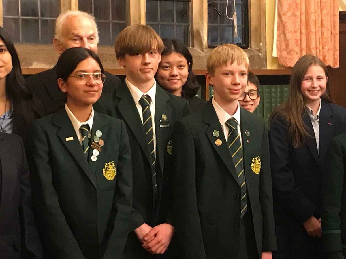 Two second places and a Highly Commended at the Cranmer Awards. Four students read passages from the 1662 Book of Common Prayer for the regional heat for the Diocese of Guildford, held at Charterhouse last night. A great result for the students. #cranmerawards