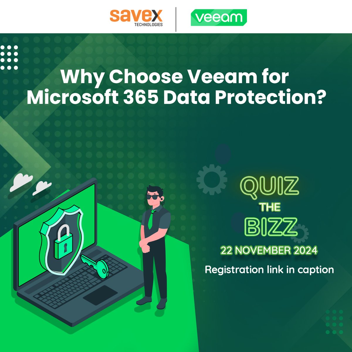 SavexTechnology's tweet image. Sign up now for Veeam&apos;s Quiz the Bizz on 22nd Nov! Explore reliable Microsoft 365 backups with flexible storage, powerful recovery, and unmatched scalability. Register here: zfrmz.in/0RVrZ7BY2Q3z7L…

#VeeamForMicrosoft365 #DataProtection #SecureBackups #HybridCloud