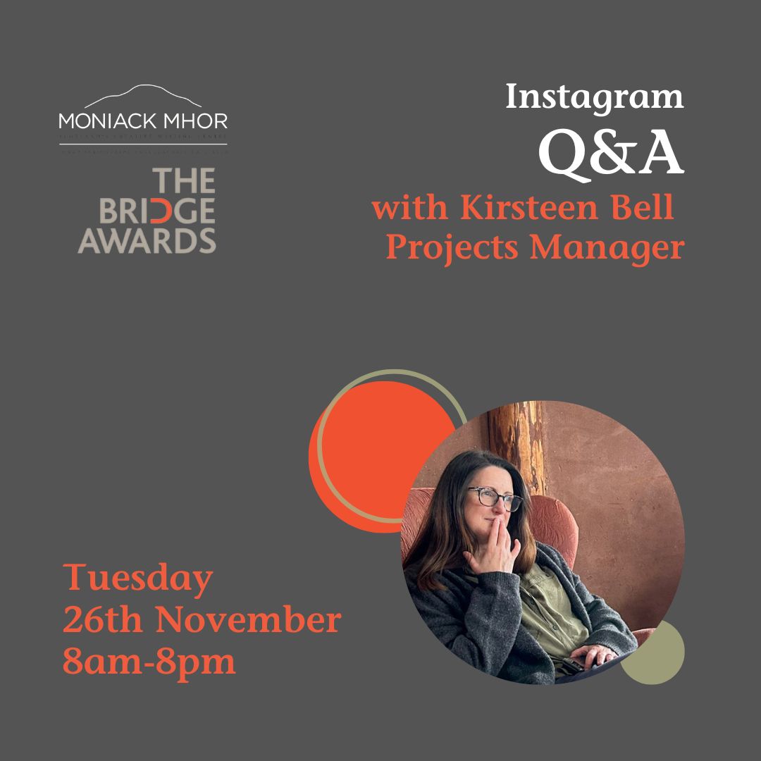 moniackmhor's tweet photo. 💡 Next Tuesday, 26th November, our Projects Manager Kirsteen Bell will be on Instagram the whole day to answer any questions regarding the @thebridgeawards Emerging Writer Award https://t.co/lXDue1l3tO