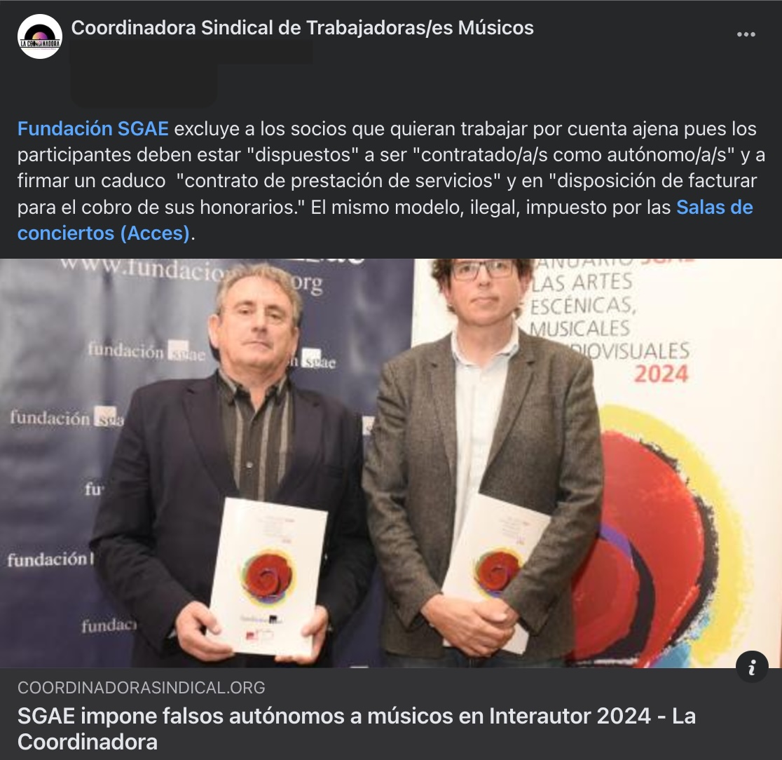 Músicos Ajenos tweet media