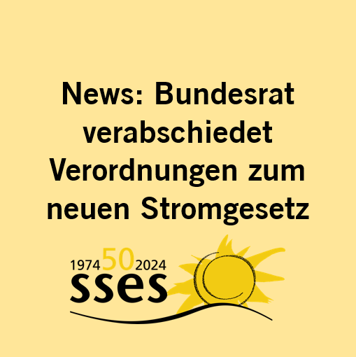 📢 Wichtige Neuerungen für erneuerbare Energien ab 2025☀️ Der Bundesrat hat Verordnungen zum Stromgesetz verabschiedet.

Hier zur MM des Bundesrats: admin.ch/gov/de/start/d…

📄 Die SSES und VESE werden die Änderungen eingehend prüfen und Sie auf dem Laufenden halten