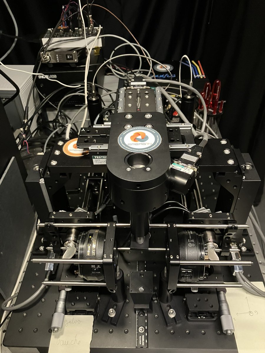 CLangevin_INRAE's tweet image. Last week was very productive for the French @MesoSpim team of @UnivParisSaclay. After receiving the missing galvo mirror, we finished aligning the lasers and imaged the first sample of a long series!!! @INRAE_DPT_SA @ENS_ParisSaclay @in_emerg @INRAE_IDF