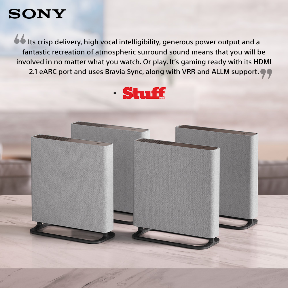 sony_india's tweet photo. Curious about BRAVIA THEATRE QUAD?
@stuff_india's review has all the insights! Dive into the details and see why it’s the talk of the town.
Read the full review here: https://t.co/OCpFWTjjPM
#SonyIndia #BraviaTheatreQuad #NewLaunch #StuffIndia #review https://t.co/Na9FI5ApKz