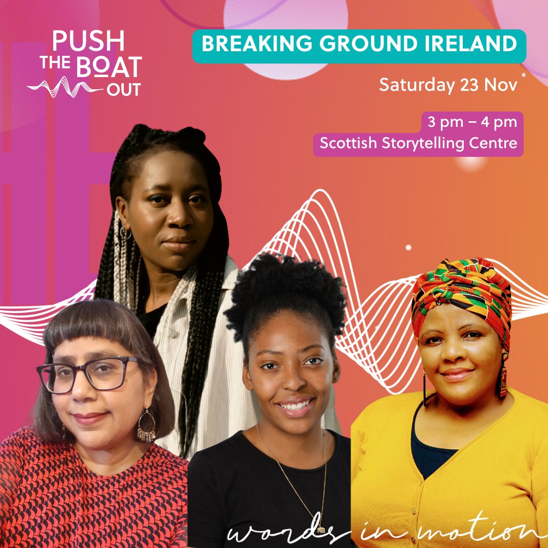 We are looking forward to hearing some of Ireland's brightest poetry talent this Saturday as part of  <a href="/PTBOpoetry/">Push The Boat Out</a> festival.

The event is part of the Breaking Ground Ireland initiative which seeks to showcase writers from ethnic minority backgrounds.

pushtheboatout.org/events/breakin…