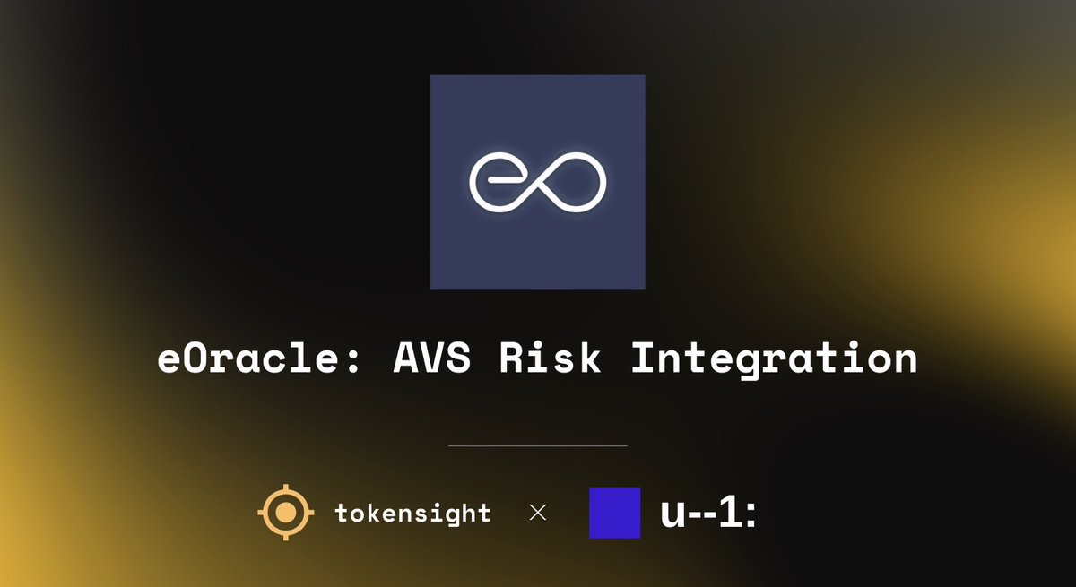 tokensightxyz's tweet image. 1/ In addition to the recently published technical article, we are launching the eOracle (@eoracle_network) AVS risk matrix integration on @udashdash1!

eOracle is a decentralized oracle solution that securely delivers external world data to onchain networks, leveraging the…