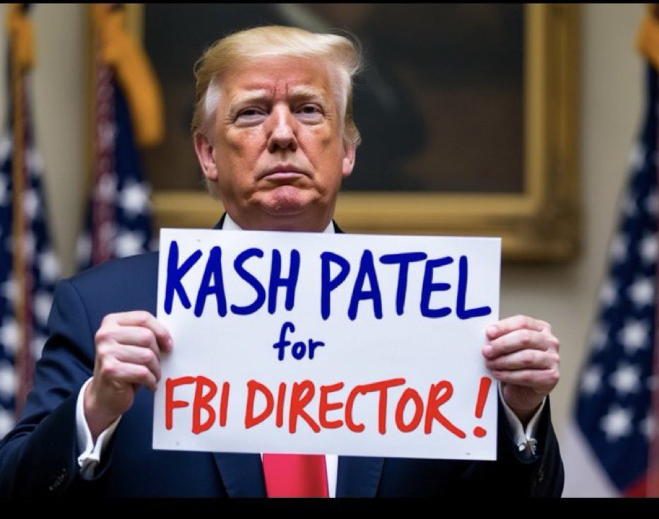 Alrawiyaa's tweet image. مطلوب تعيين كاش باتيل مديراً لل FBI
@realDonaldTrump 
@elonmusk 

#OnlyKash , #KashforFBI