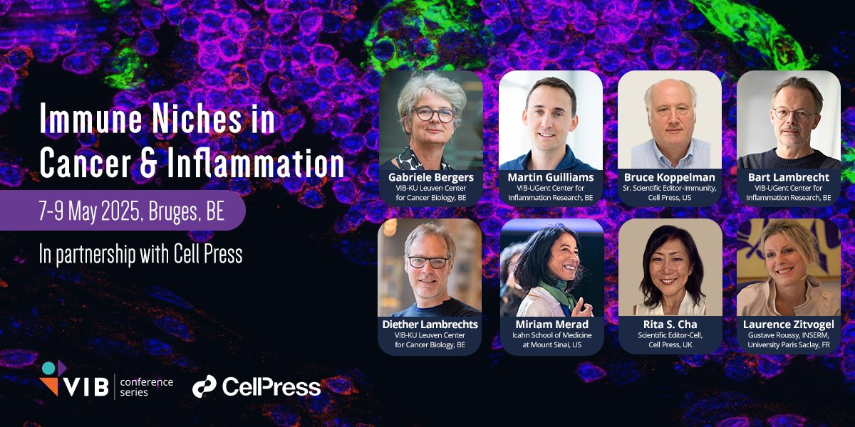 VIB Training & Conferences (@vibtrainconf) on Twitter photo ✨This is the esteemed organizing committee for #INCI25 in Bruges. They have prepared a comprehensive program that will bring together top scientists from #cancer biology and #immunology.
🧐Curious about the speakers & topics? Visit the conference website: vibbio.tech/411bKbT ✨This is the esteemed organizing committee for #INCI25 in Bruges. They have prepared a comprehensive program that will bring together top scientists from #cancer biology and #immunology.
🧐Curious about the speakers & topics? Visit the conference website: vibbio.tech/411bKbT