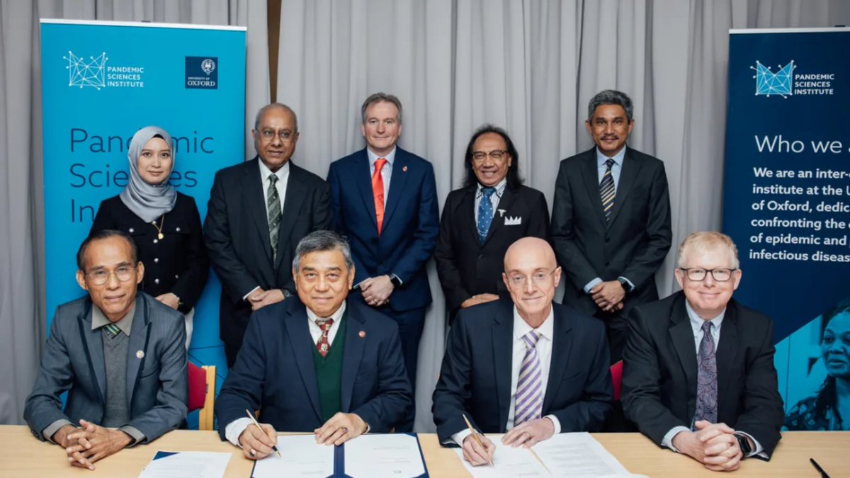 Nuffield Department of Medicine (@ndmoxford) on Twitter photo To develop a shared knowledge of #EmergingViruses in biodiverse regions, <a href="/PSIOxford/">Pandemic Sciences Institute</a> and <a href="/UMS_EcoCampus/">UMS Official 🇲🇾</a> 🇲🇾 have signed a Memorandum of Understanding to foster impactful research and deliver benefits to global #PublicHealth. 🌏🔬
Find out more 👉 ndm.ox.ac.uk/news/partnersh… To develop a shared knowledge of #EmergingViruses in biodiverse regions, <a href="/PSIOxford/">Pandemic Sciences Institute</a> and <a href="/UMS_EcoCampus/">UMS Official 🇲🇾</a> 🇲🇾 have signed a Memorandum of Understanding to foster impactful research and deliver benefits to global #PublicHealth. 🌏🔬
Find out more 👉 ndm.ox.ac.uk/news/partnersh…
