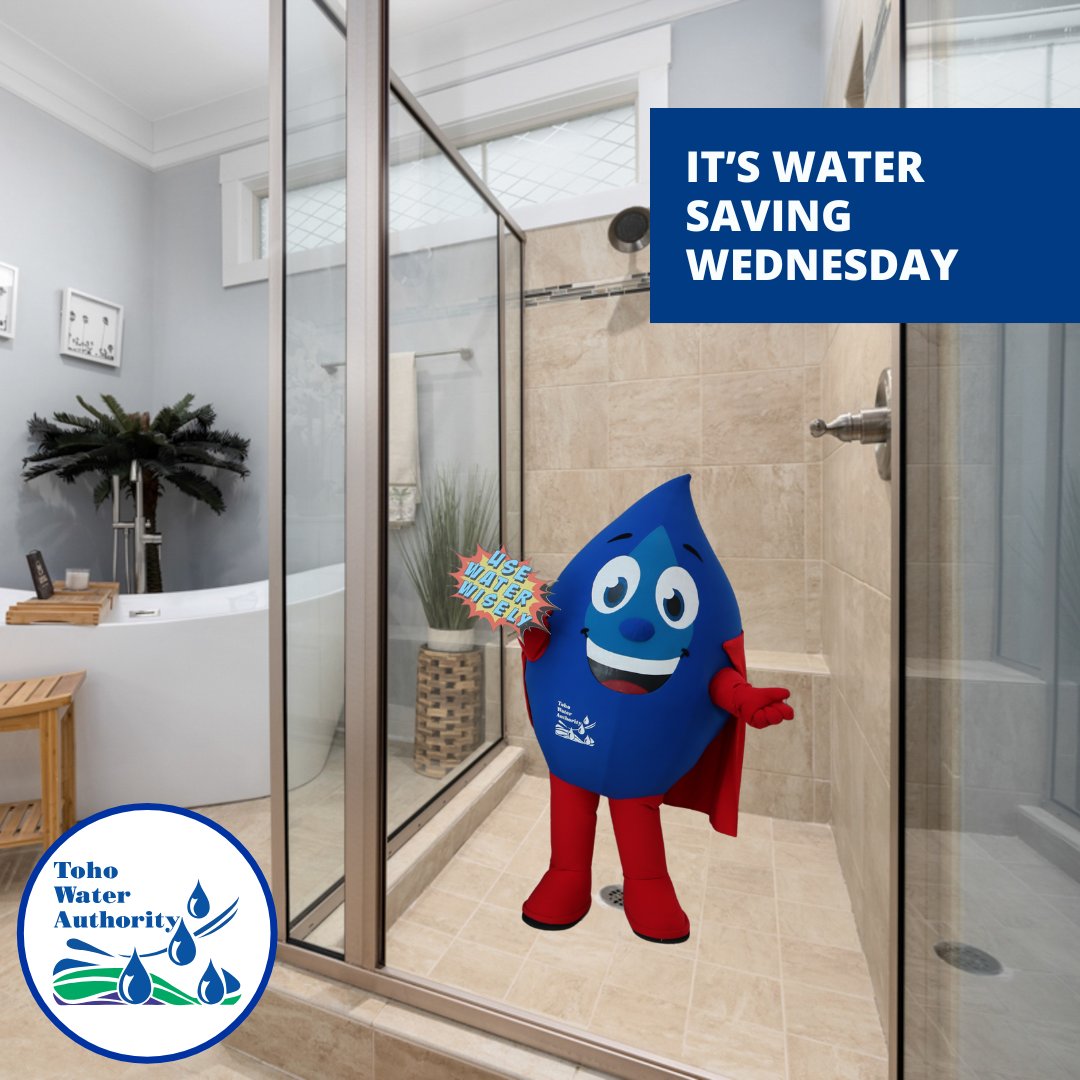 It's #WaterSavingWednesday!

If your shower fills a gallon bucket in less than 20 seconds, you can replace your showerhead with a low-flow version and save gallons every day. 

#TrustTohoCares