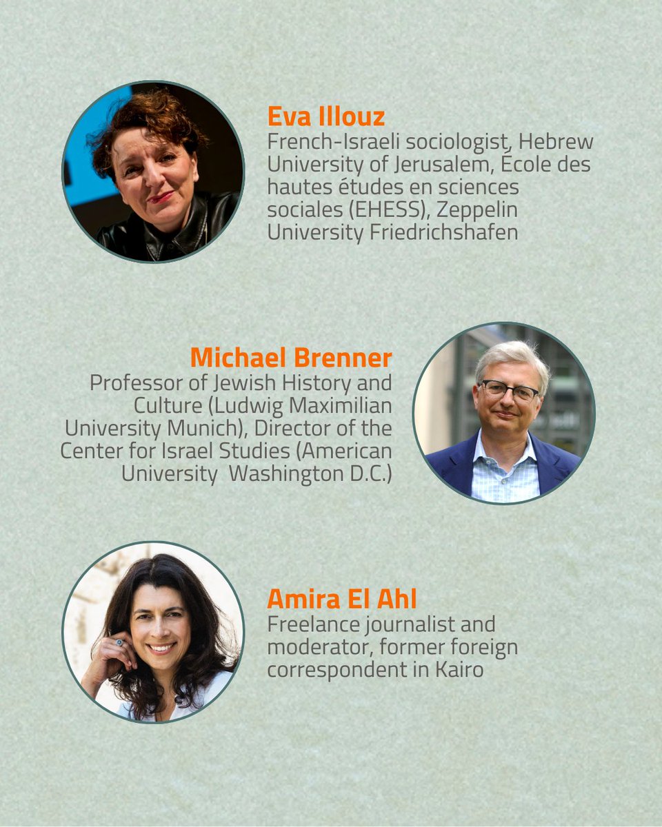 ifa - Research on International Cultural Relations (@ifacultextern) on Twitter photo Join our online discussion with Eva Illouz & Michael Brenner, moderated by <a href="/amiraelahl/">Amira El Ahl</a> on "Complex Thinking in Conflictual Times" with a focus on Israel, on 26 Nov at 6pm CET➡️ bit.ly/TotallyGlocall… #AreaStudies #TotallyGlocally #forumculturalrelations <a href="/EHESS_fr/">EHESS</a> <a href="/LMU_Muenchen/">Universität München</a> Join our online discussion with Eva Illouz & Michael Brenner, moderated by <a href="/amiraelahl/">Amira El Ahl</a> on "Complex Thinking in Conflictual Times" with a focus on Israel, on 26 Nov at 6pm CET➡️ bit.ly/TotallyGlocall… #AreaStudies #TotallyGlocally #forumculturalrelations <a href="/EHESS_fr/">EHESS</a> <a href="/LMU_Muenchen/">Universität München</a>