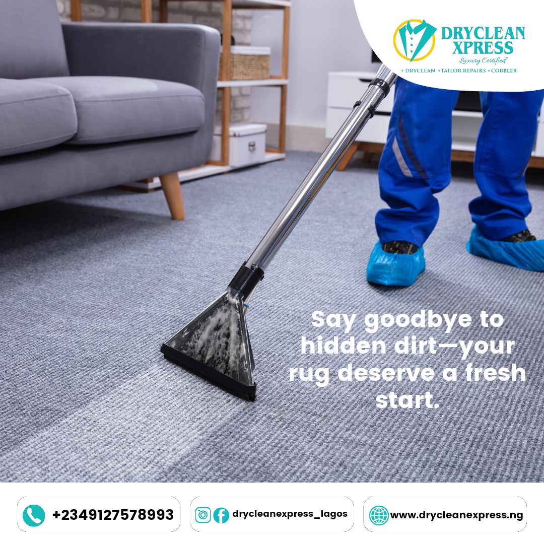 XpressDryc43770's tweet photo. Give your rugs the care they deserve! Say goodbye to hidden dirt and enjoy a spotless, fresh feel.

📞 Call now: +2349127578993
🌐 Visit: https://t.co/ISN9MSmYAf

Let’s bring your rug back to life—schedule your cleaning today!
#RugCare #SpotlessLiving #DryCleanExpress #Lagos https://t.co/Oc84BKQLCR