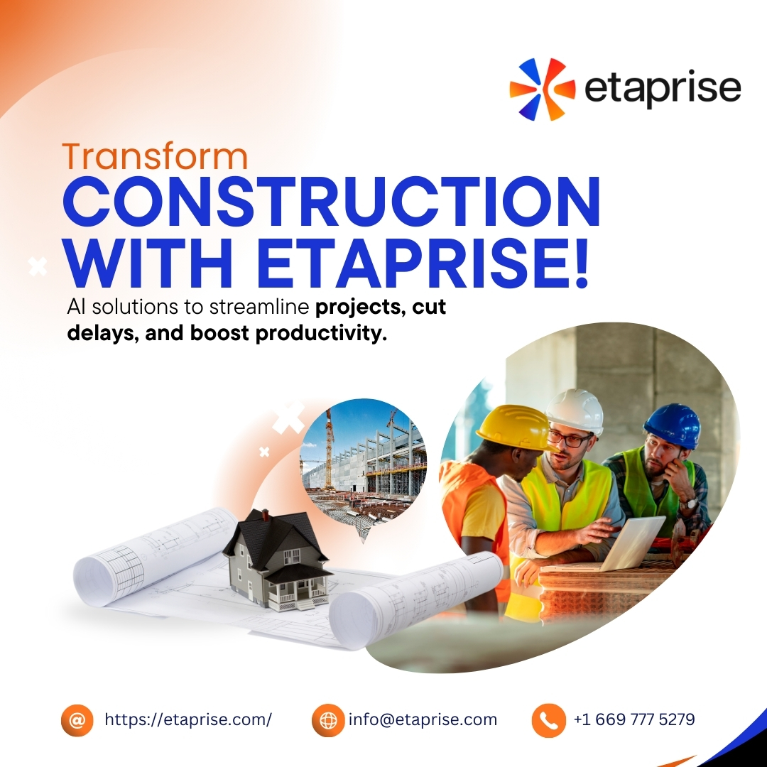 Etaprise's tweet image. Transform Construction with Etaprise!
Tired of delays and inefficiencies?
🌟 Explore more: Etaprise Field Service Solutions
#ConstructionTech #StreamlineProjects #BuildSmart #ProductivityBoost #SmartSolutions #EfficientConstruction #EtapriseInnovation #FutureOfConstruction