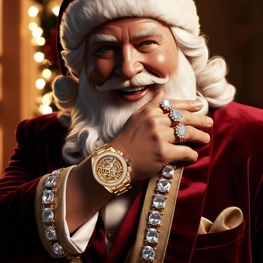 SantaCoin_Sol's tweet photo. ITS BLINGS SEASON BABY! $SANTA THE GOAT!!! https://t.co/gM4Wl7Aphm