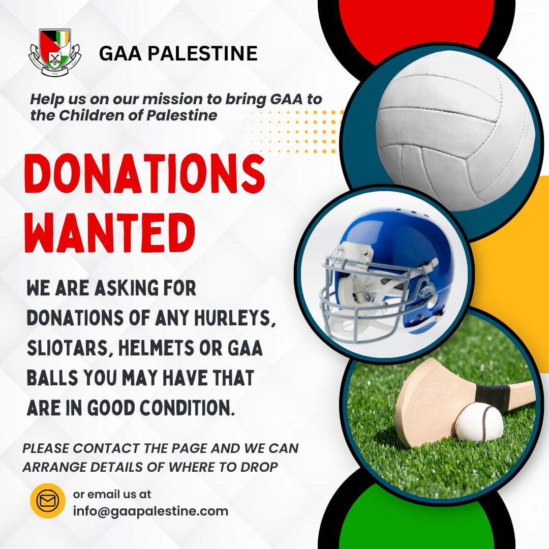 Can you help? Please get in touch!

#GAAPalestine #nineartacurlechéile 

<a href="/officialgaa/">The GAA</a>