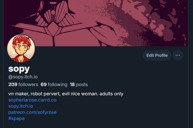 oh i guess i should mention this again since i changed my handle slightly. i'm on bluesky. i don't post there either