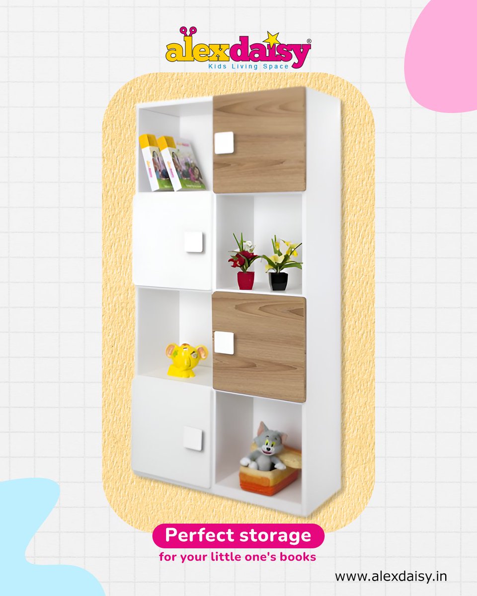 AlexDaisy_'s tweet photo. Give your little one the joy of organisation! 📚✨ 
This Four-Layer Bookcase combines functionality with style, making it perfect for neatly storing books, toys, and more. Crafted from high-quality E-1 engineered wood, it’s durable, child-friendly, and super easy to assemble. https://t.co/OvdDpQxA1E
