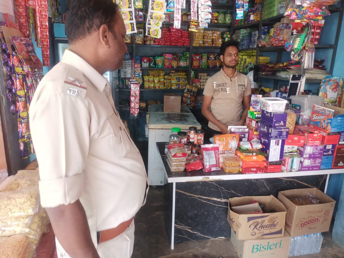 COTPA Enforcement Squad moved Sarabong village areas involving Police, Excise and Health staffs and file levied to the violators