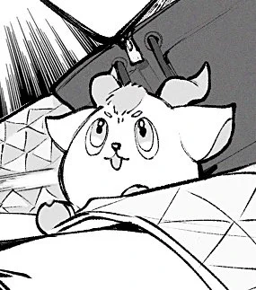 ハッとするキリンちゃん 