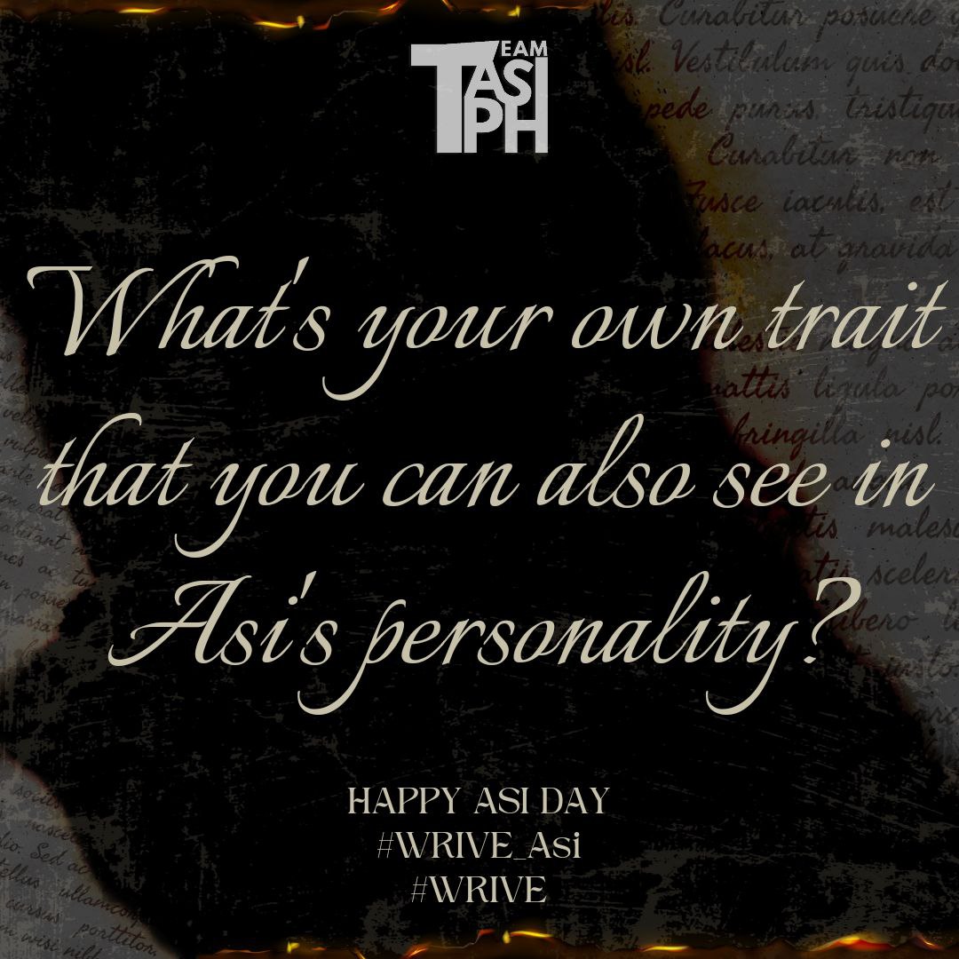[HAPPY ASI DAY - HT BOOSTER #6]

What's your own trait that you can also see in Asi's personality?

HAPPY ASI DAY
#WRIVE_Asi
#WRIVE