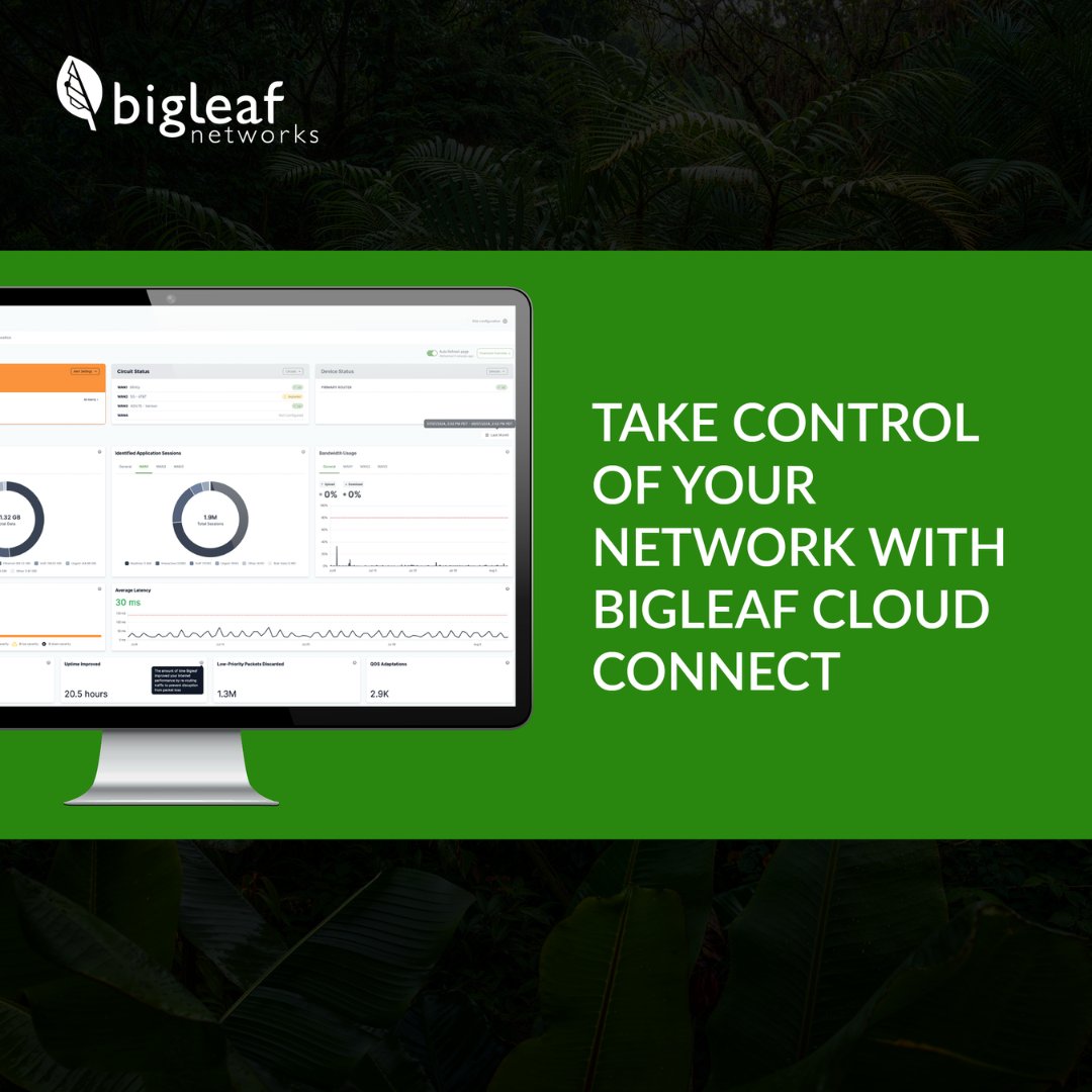 BigleafNetworks's tweet image. 🌐 Take control of your network with Bigleaf Cloud Connect. Our intuitive platform is designed to give you full visibility and control, all while improving your network’s efficiency. Explore: hubs.ly/Q02YhYnd0 #BigleafCloudConnect #NetworkControl #UserCentricDesign