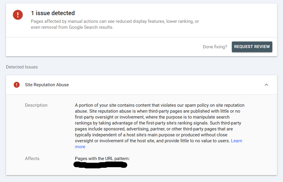 Huge heads-up! The manual actions for 'Site reputation abuse' have already started going out based on the policy update. Jason Kilgore first pinged me on LinkedIn that Forbes Advisor is not ranking for what it once was (not even for the query 'Forbes Advisor')... and it looks
